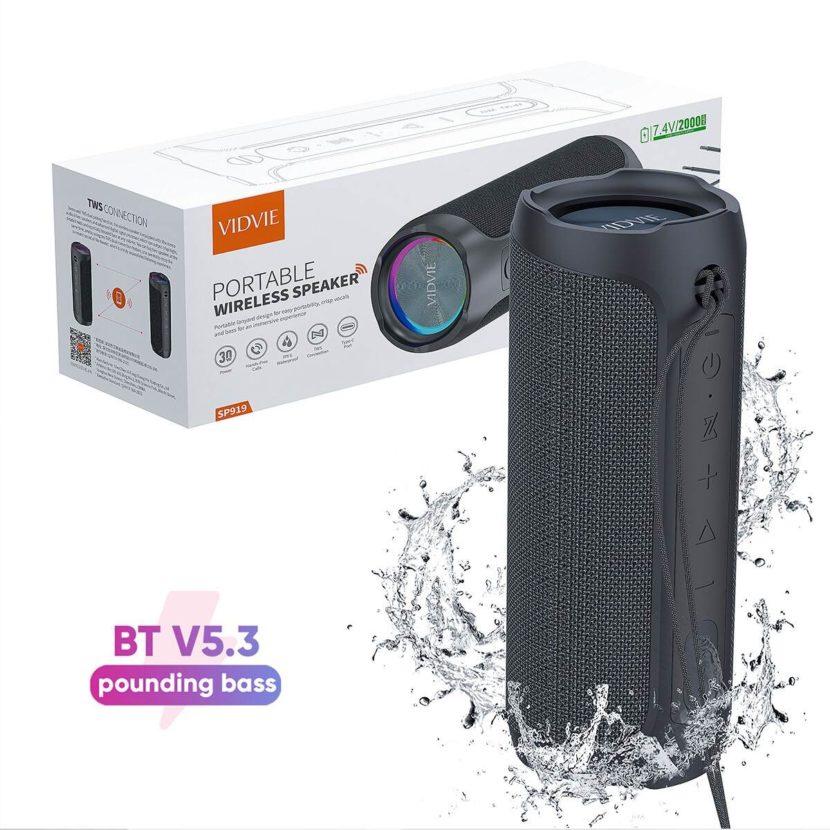 30WATTS PORTABLE BLUETOOTH SPEAKER thumbnail 6