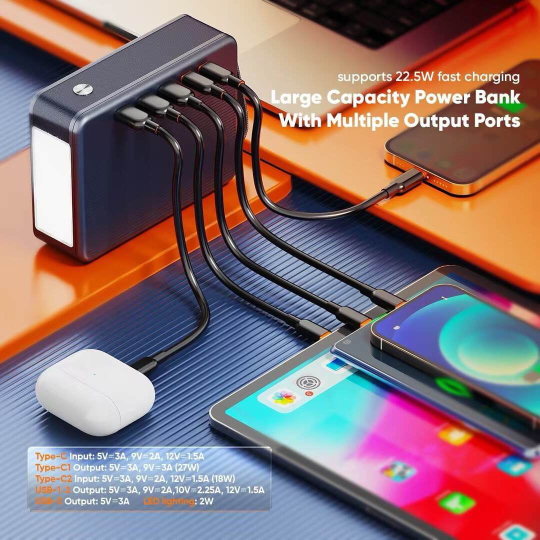 60,000mah large capacity powerbank | 5 charge ports  thumbnail 8
