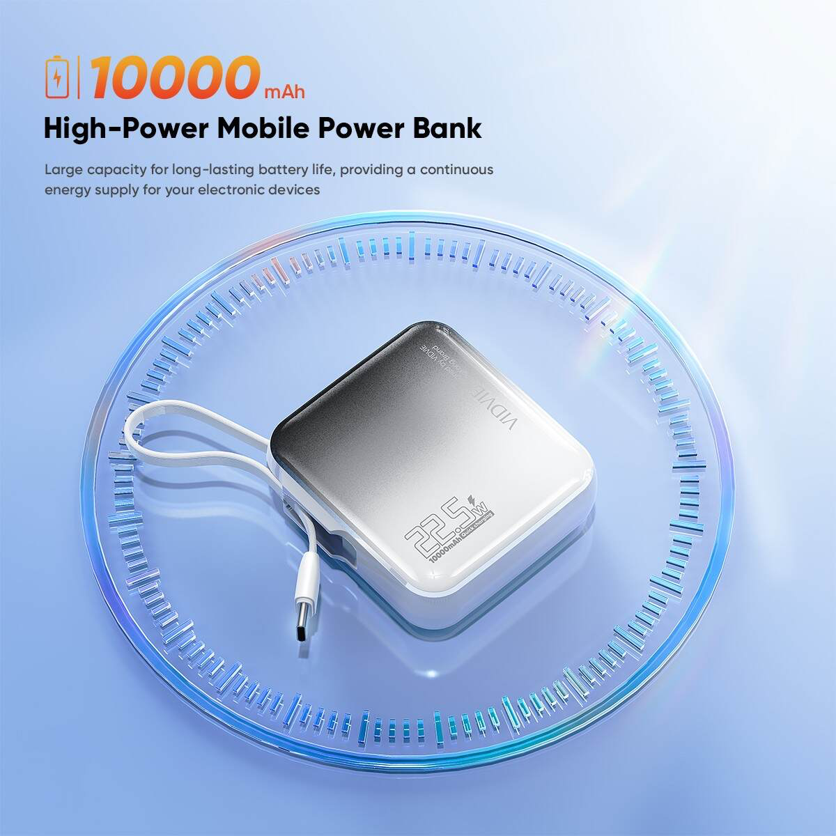 Portable 10,000mah powerbank| 22,5watts fast charge thumbnail 4