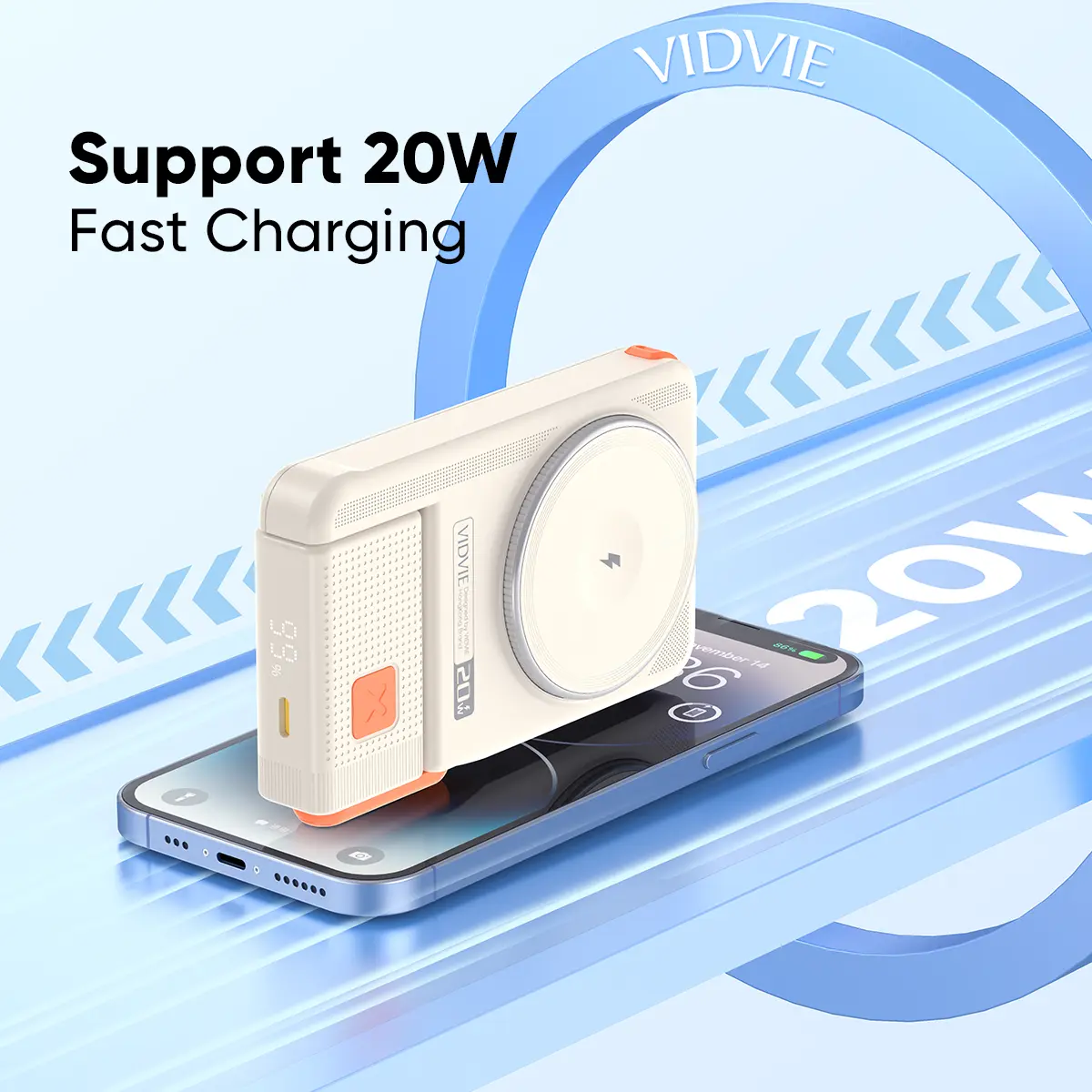 3-IN-1 Magnetic Wireless Charging Power Bank thumbnail 3