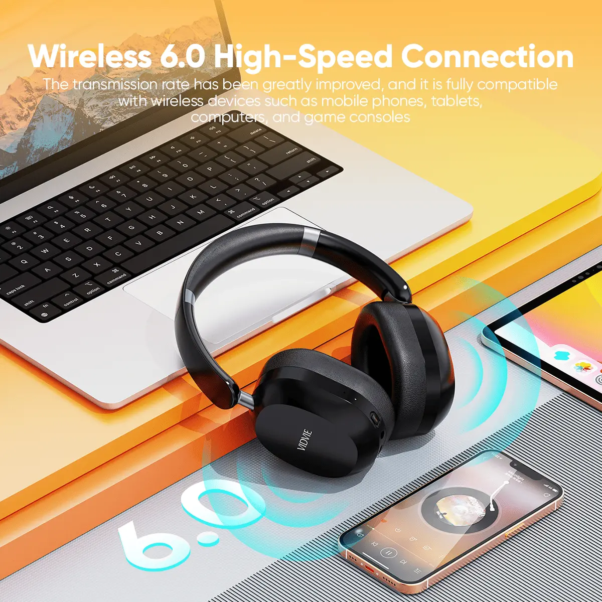 head mounted wireless headphone thumbnail 3