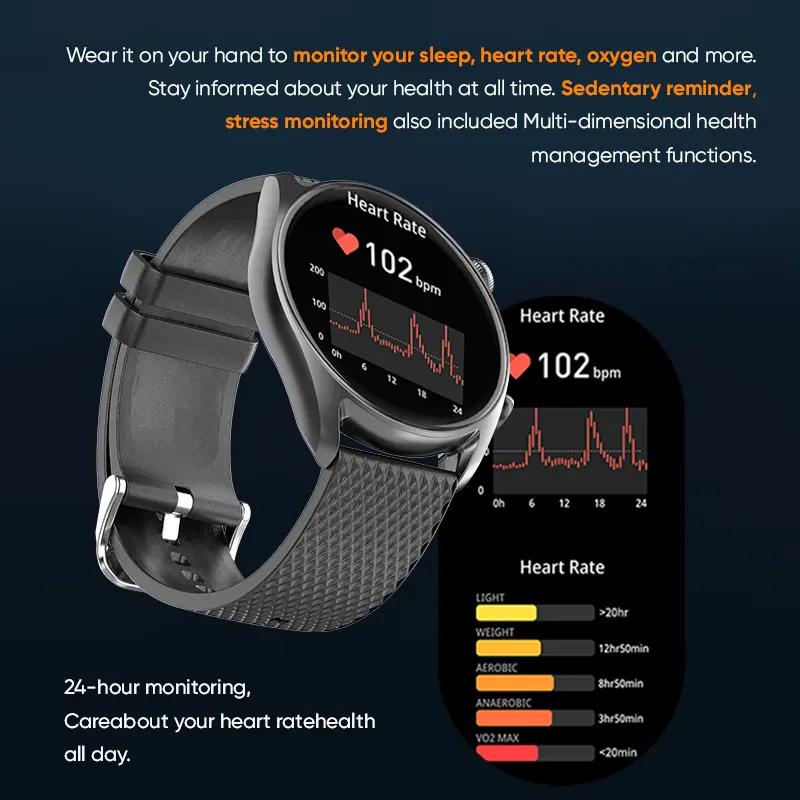 AMOLED Ultra-clear Screen Wireless Call Smart Watch thumbnail 6