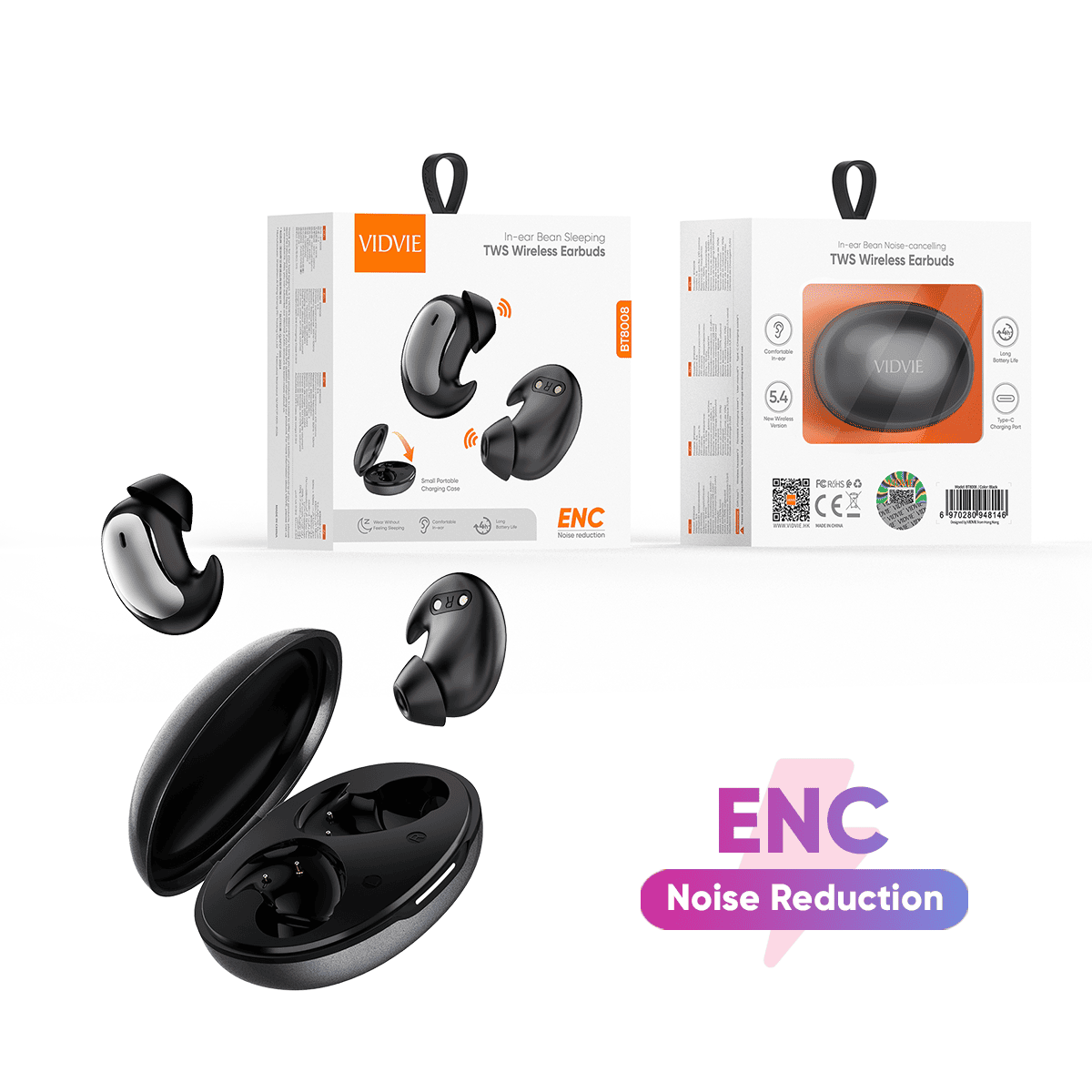 ENC In-Ear Bean Sleeping TWS Wireless Earphone thumbnail 8