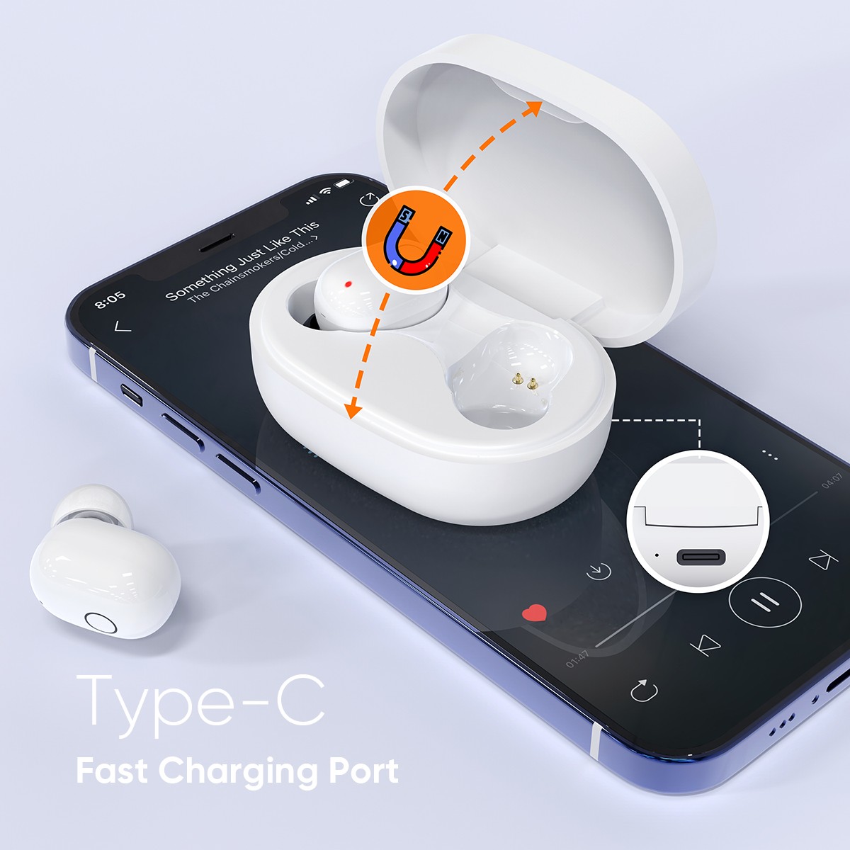 lightweight portable comfy earbuds thumbnail 6