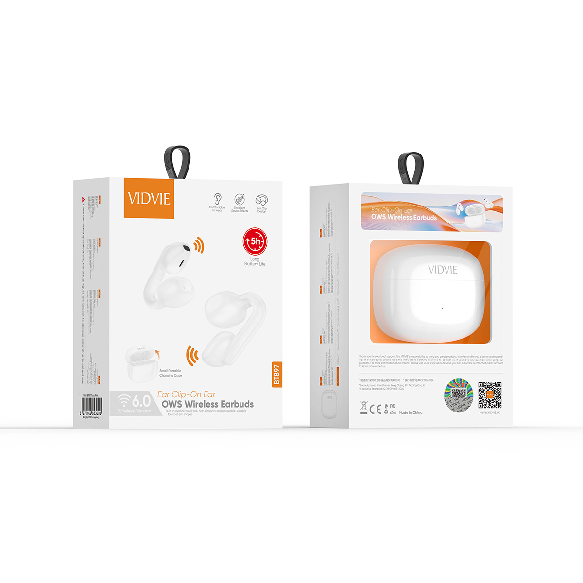 Ear Clip-On Ear OWS Wireless Earphone thumbnail 3