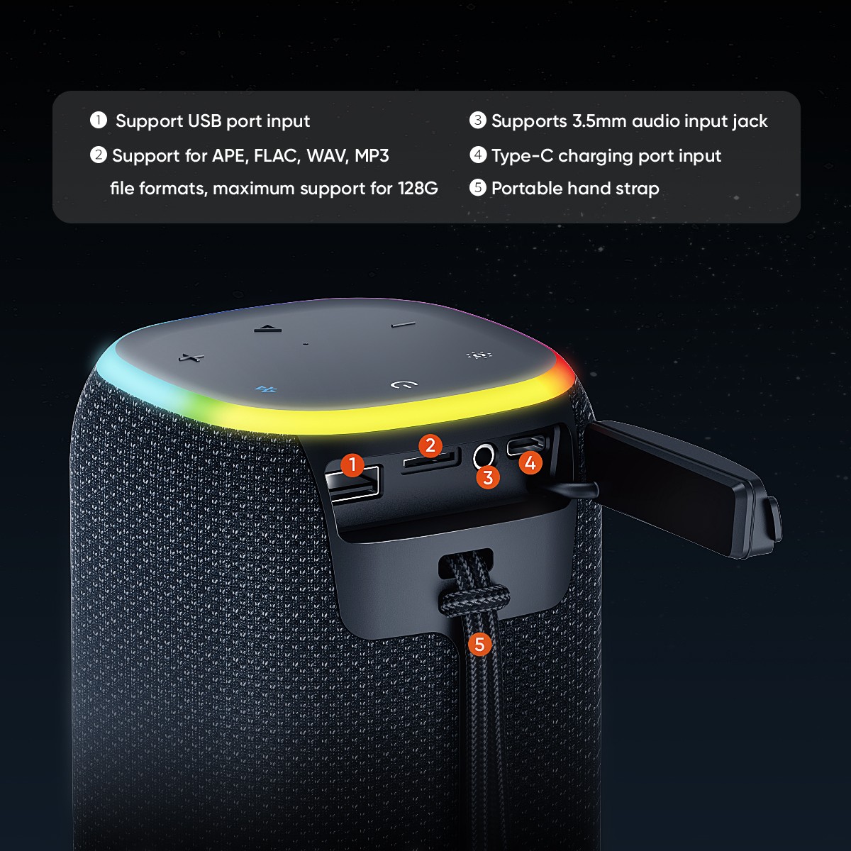 60watts powerful full sound wireless speaker. thumbnail 6