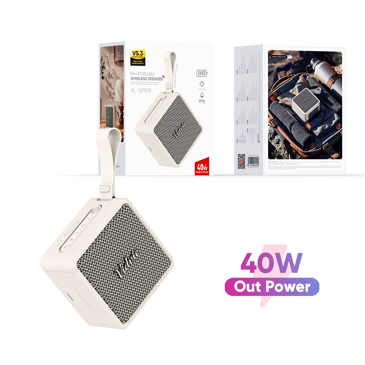 Retro 40W TWS Wireless Speaker thumbnail 10