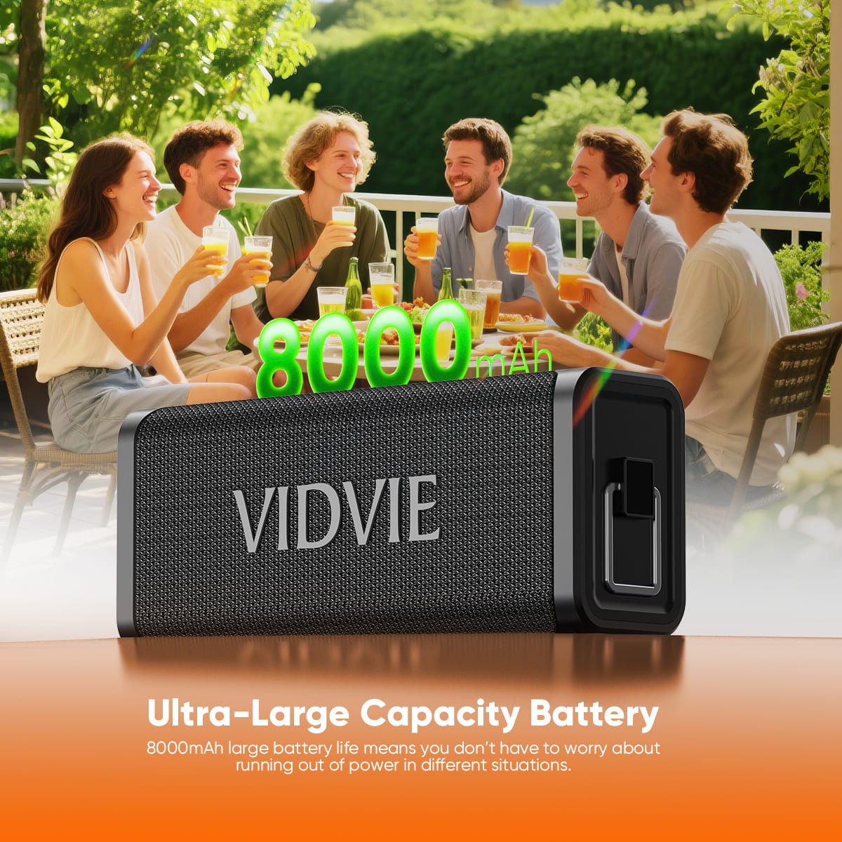 portable 60watts wireless speaker with dual microphones. thumbnail 8