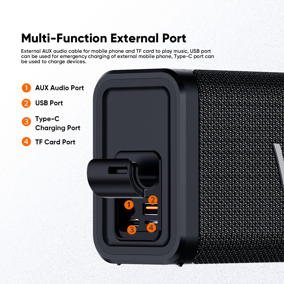 portable 60watts wireless speaker with dual microphones. thumbnail 7