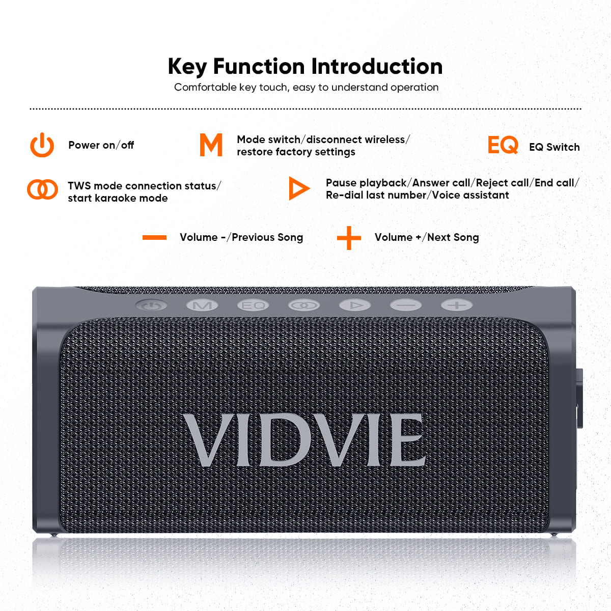 portable 60watts wireless speaker with dual microphones. thumbnail 11