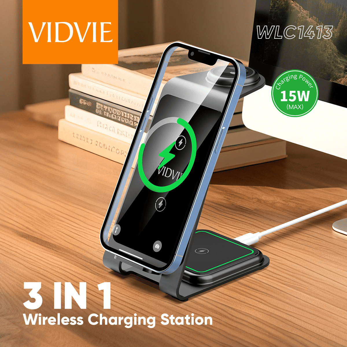 3 in 1 Wireless Charging Station thumbnail 2