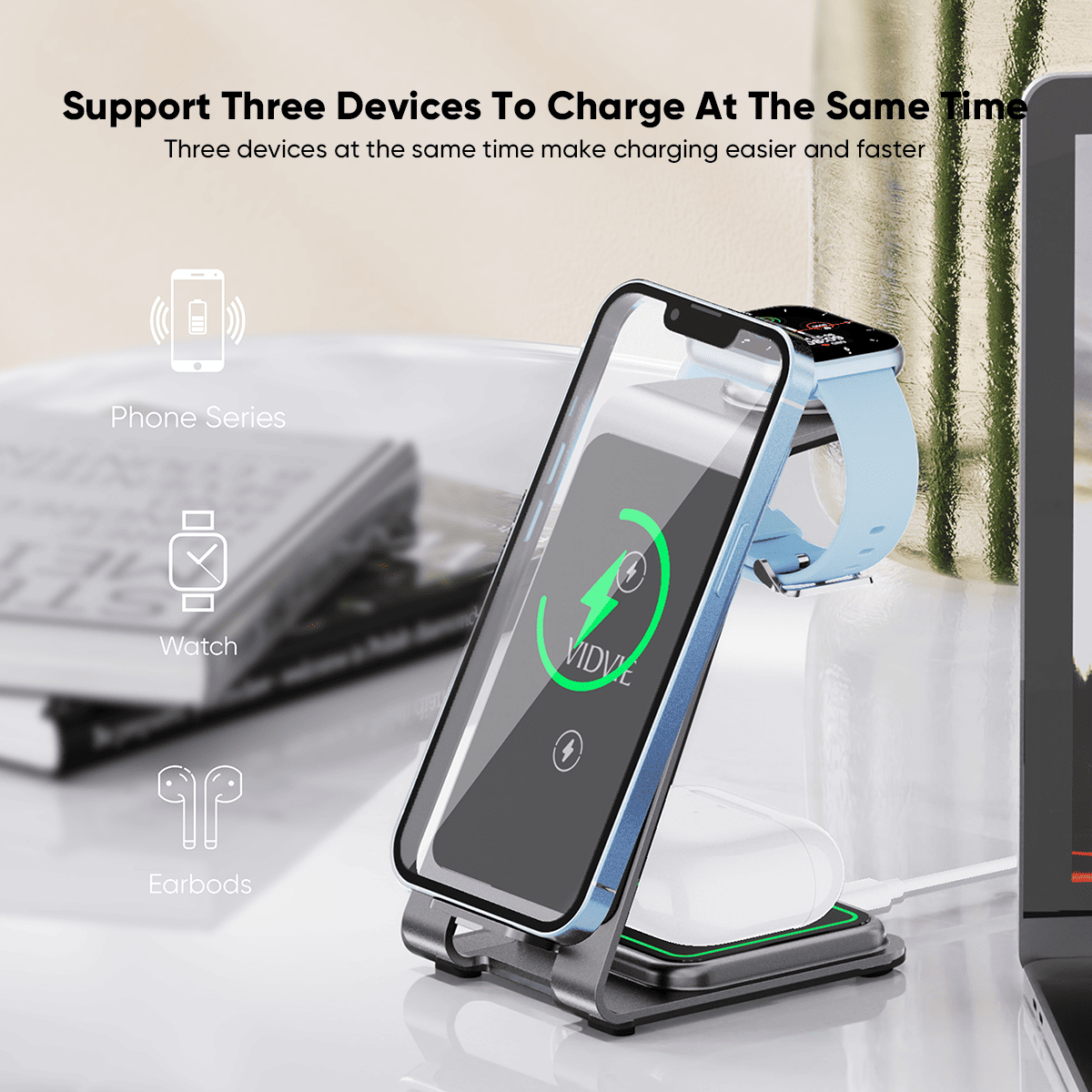 3 in 1 Wireless Charging Station thumbnail 4