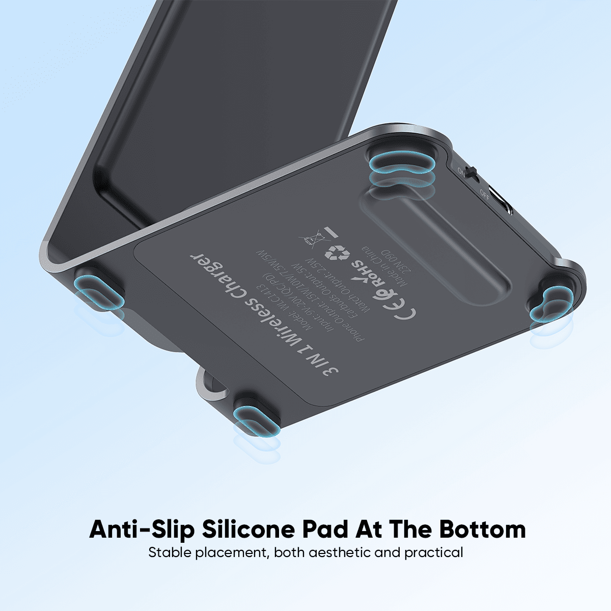 3 in 1 Wireless Charging Station thumbnail 5