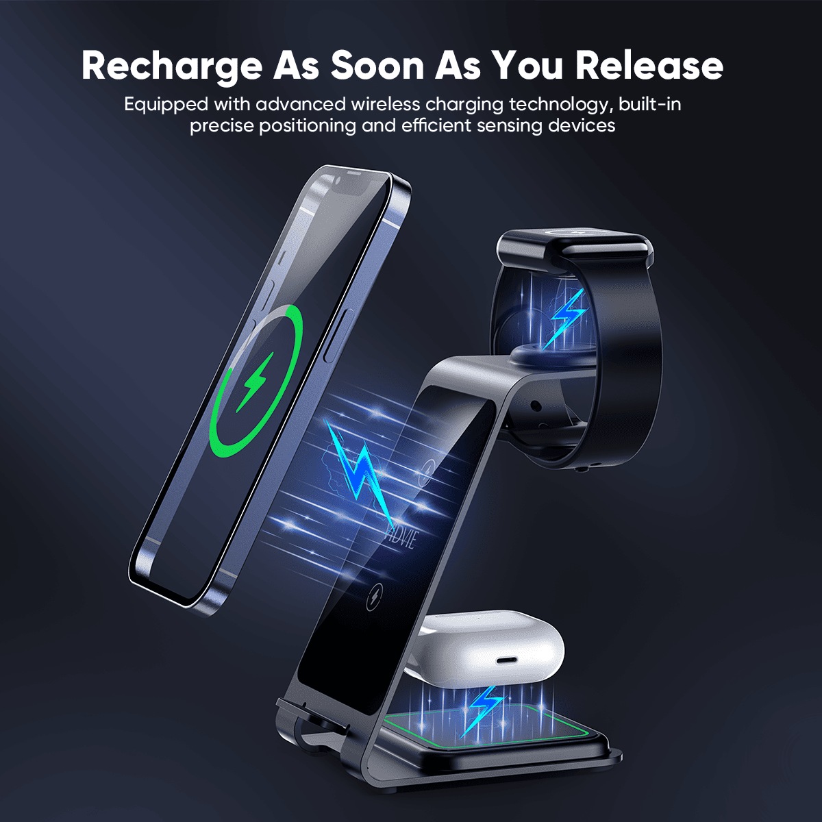 3 in 1 Wireless Charging Station thumbnail 6