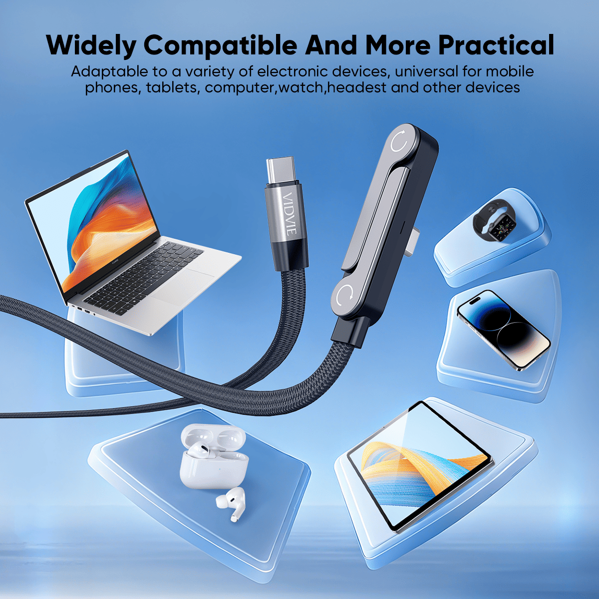 66W Type-C to Type-C Bracket Data Cable thumbnail 4