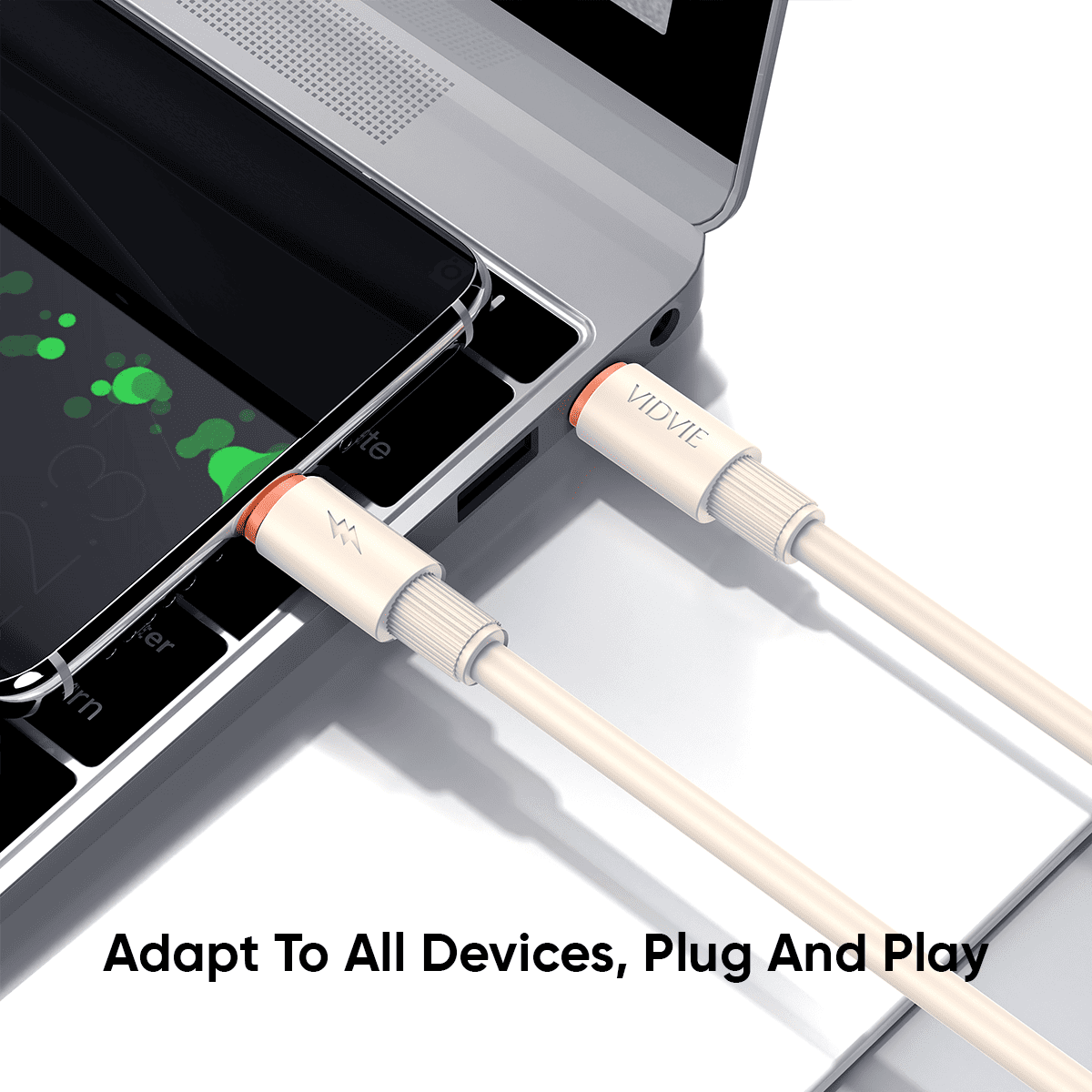 Type-C to Type-C 60W Liquid Silicone Magnetic Cable thumbnail 3