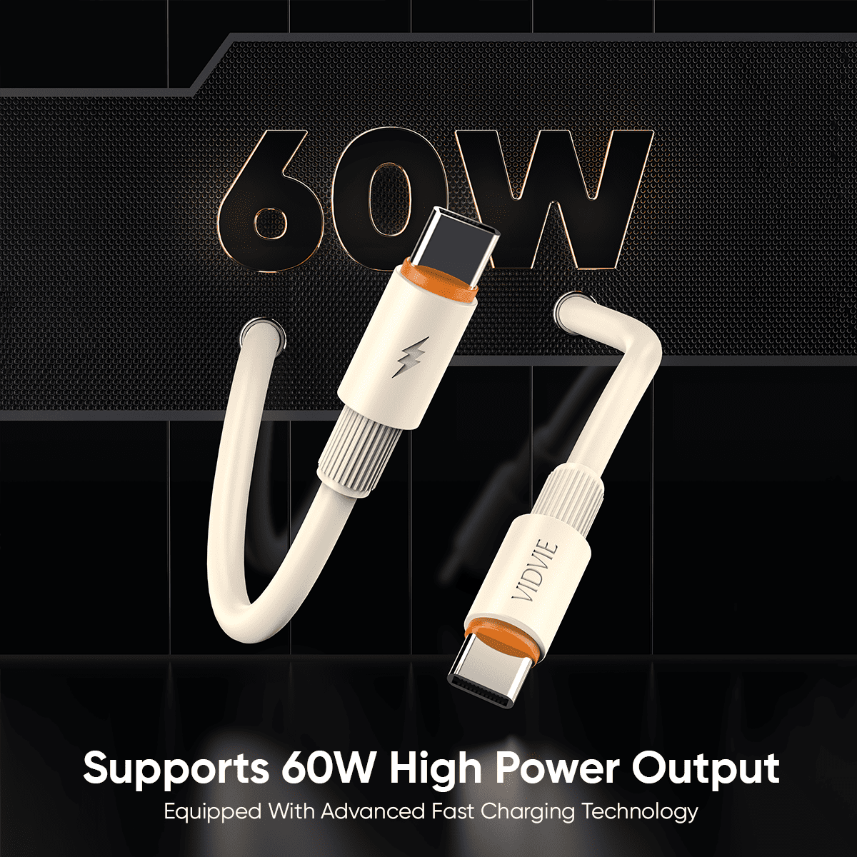 Type-C to Type-C 60W Liquid Silicone Magnetic Cable thumbnail 4
