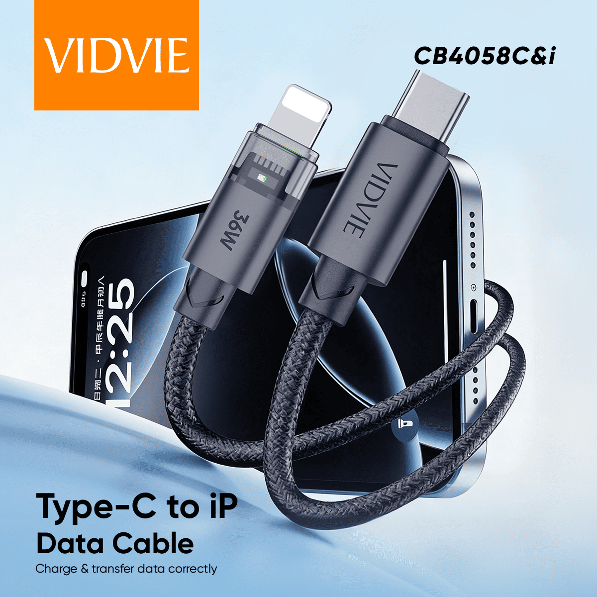 Type-C to Lightning Data Cabl thumbnail 2