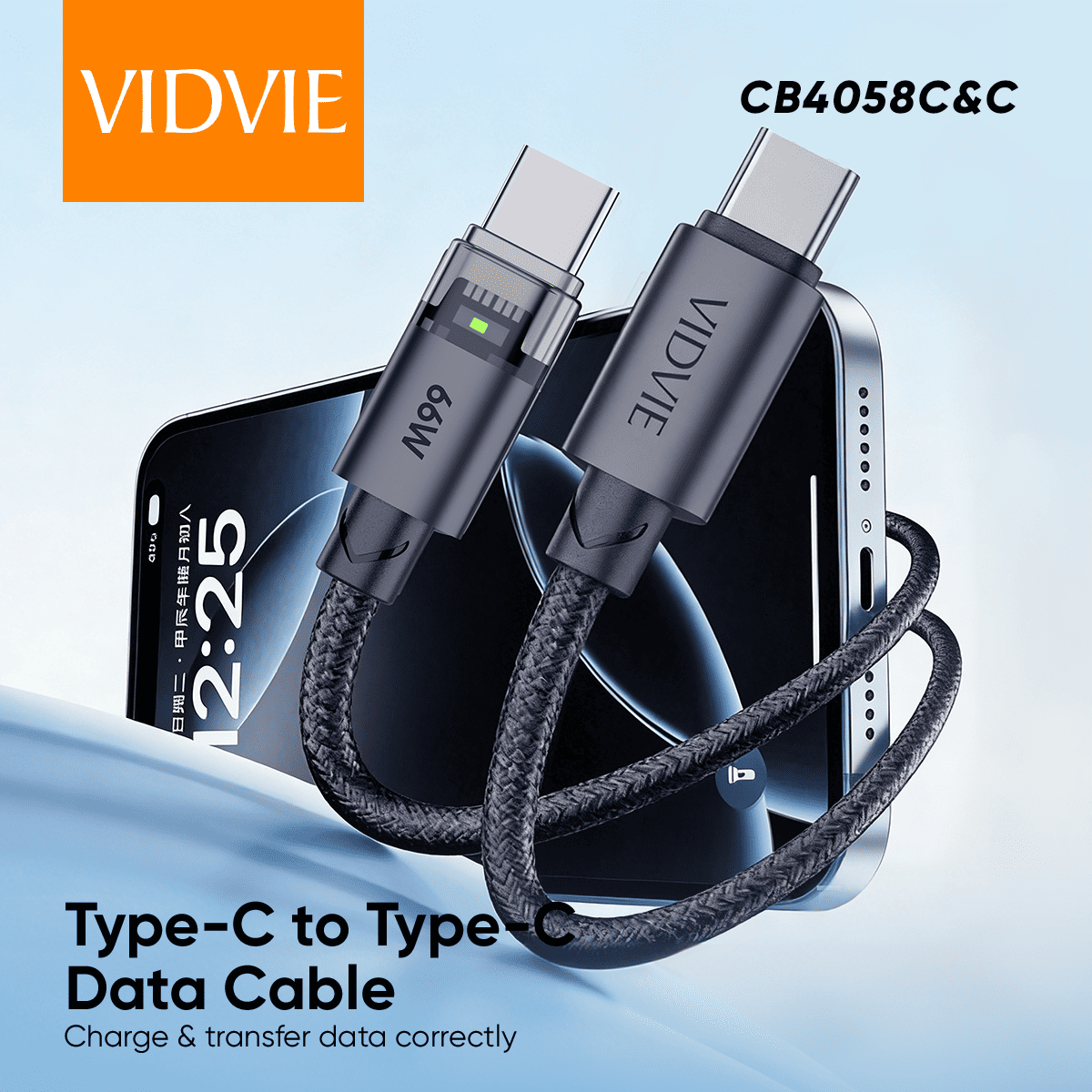 Type-C to Type-C Data Cable thumbnail 2