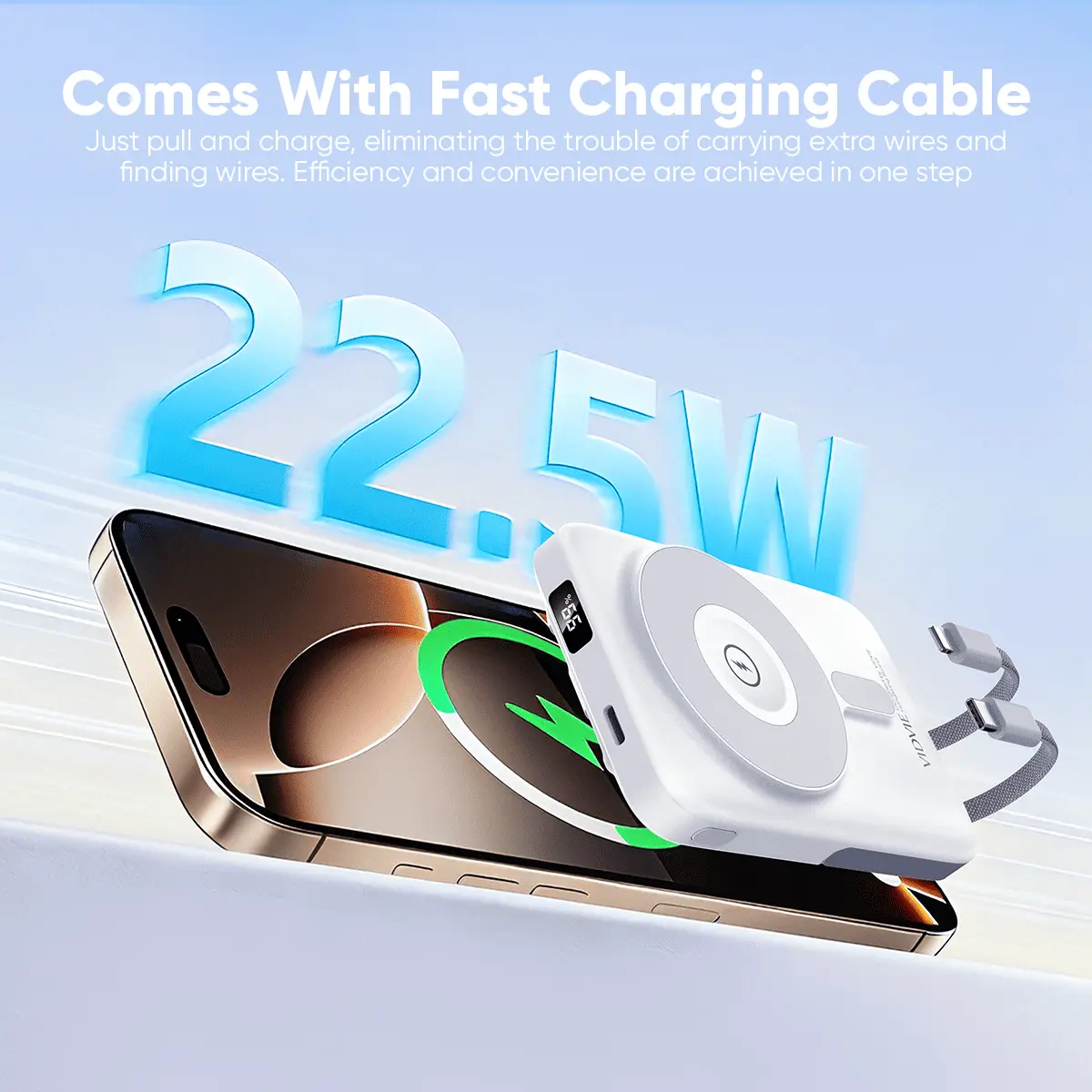3-in-1 Magsafe wireless powerbank. thumbnail 3