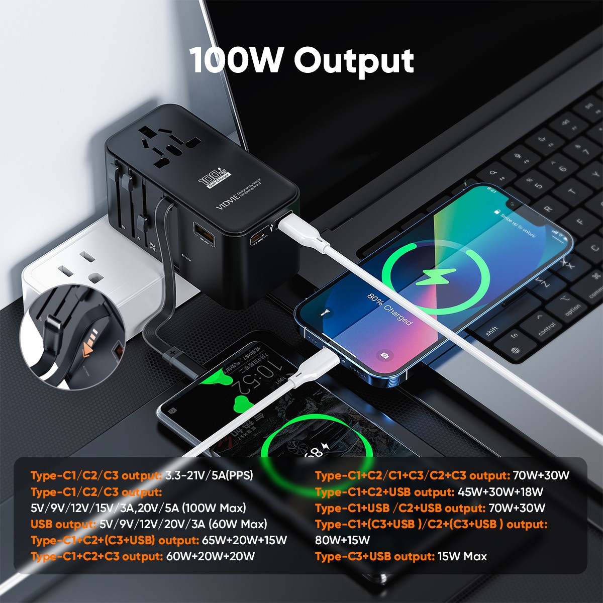 Premium Global Universal Conversion Charger thumbnail 4