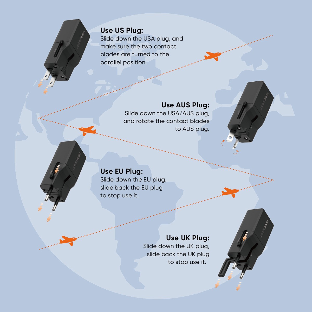 33W Global Universal Conversion Charger thumbnail 5