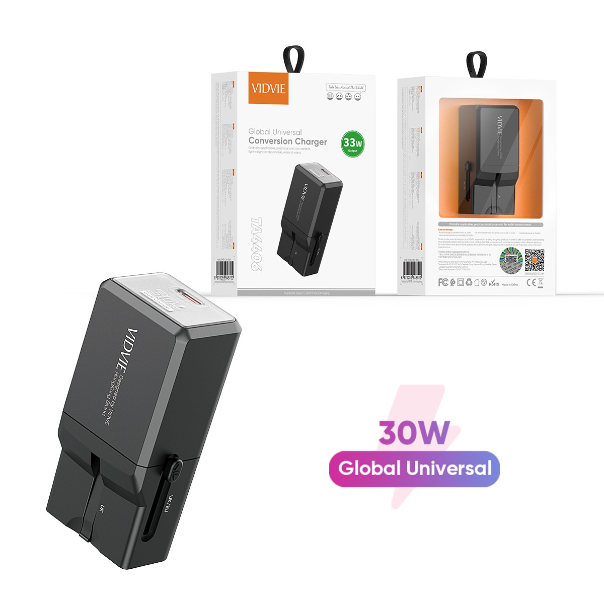 33W Global Universal Conversion Charger thumbnail 6