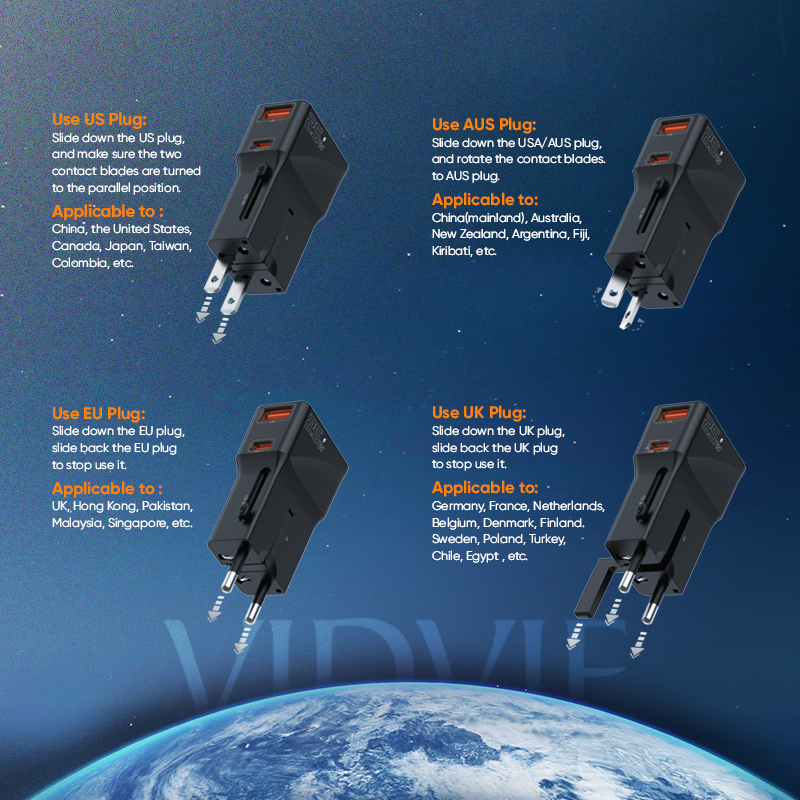 25W Global Universal Conversion Charger thumbnail 6